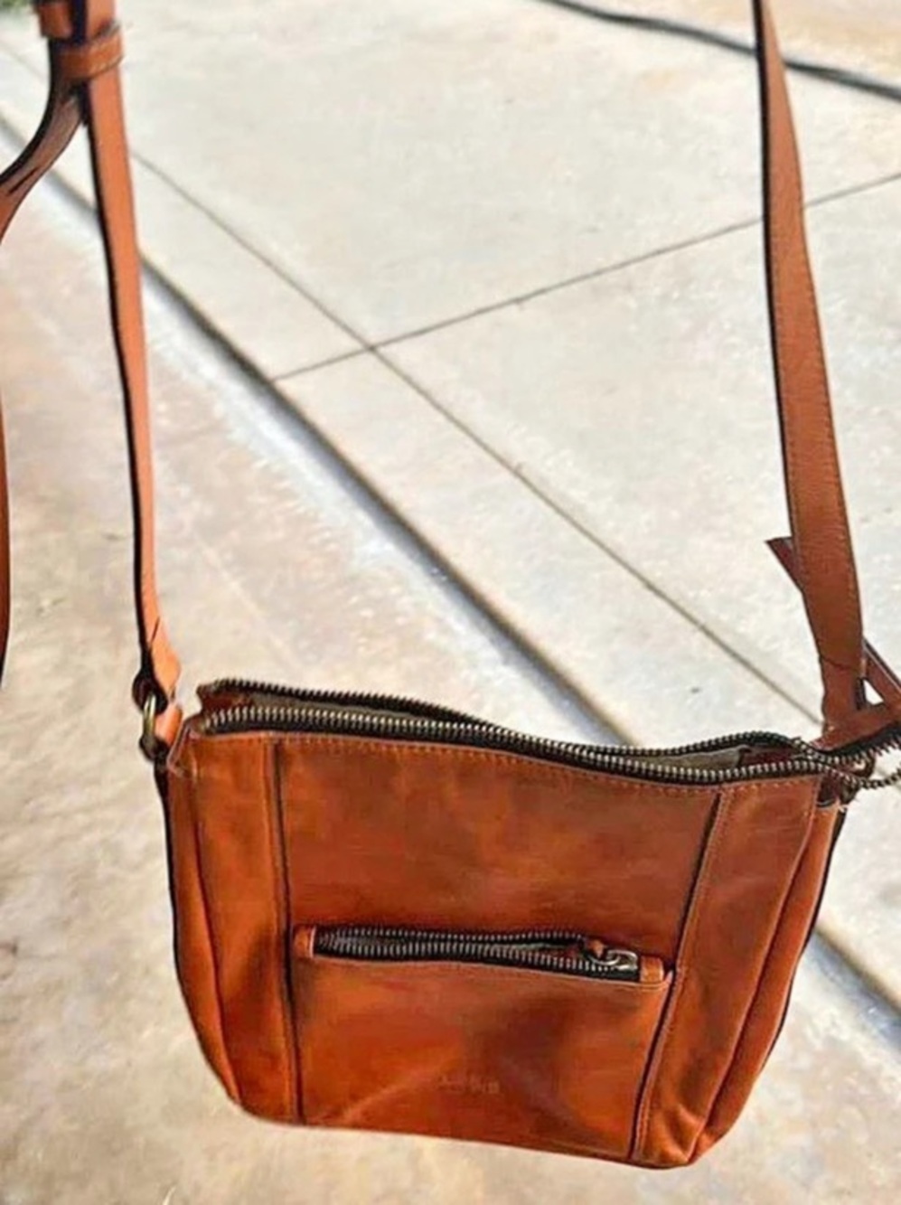 Lodis Brown Crossbody Bag